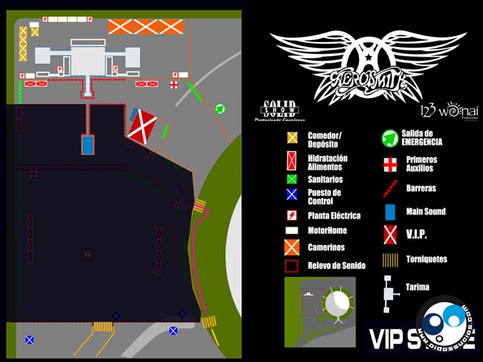 Todo listo para Aerosmith en Caracas