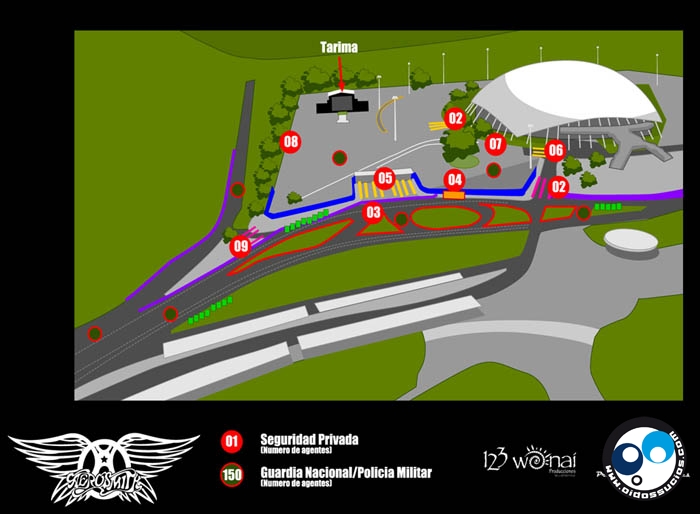 Todo listo para Aerosmith en Caracas