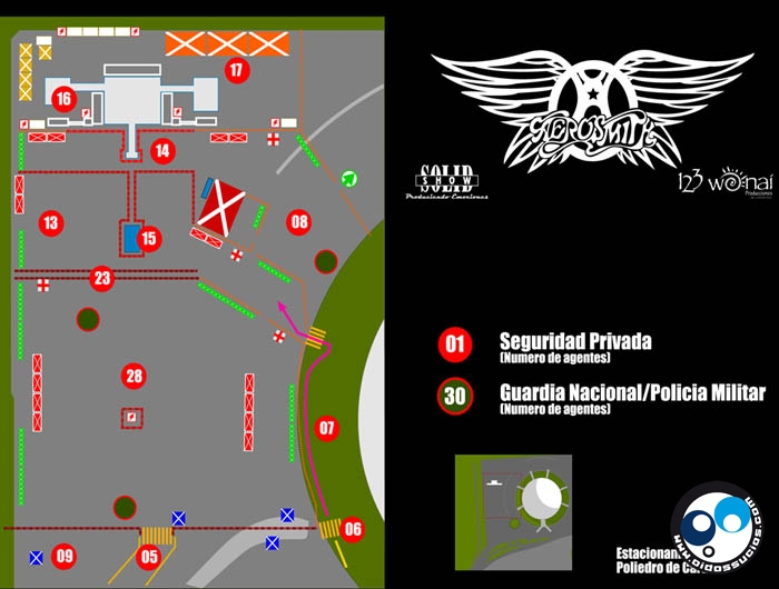 Todo listo para Aerosmith en Caracas