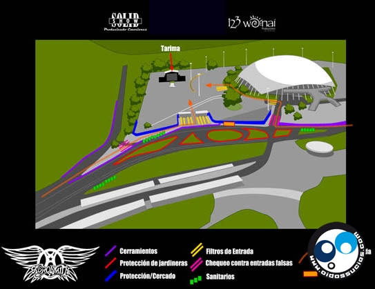 Todo listo para Aerosmith en Caracas