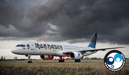 El brutal nuevo avión de Iron Maiden