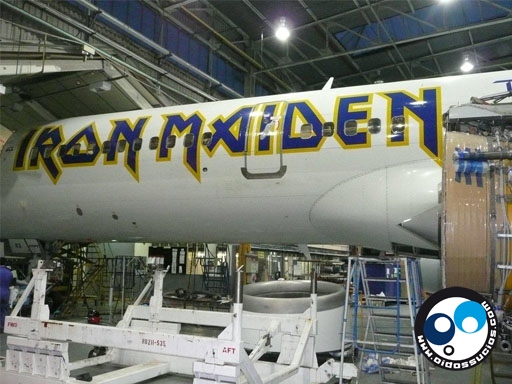 El brutal nuevo avión de Iron Maiden