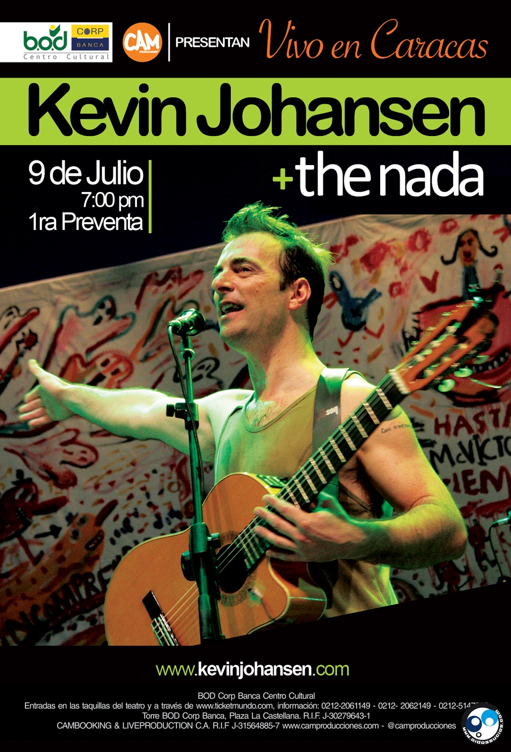 Kevin Johansen + The Nada en Caracas