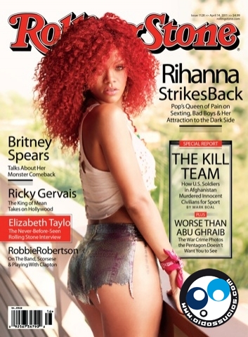 Rihanna en la portada de Rolling Stone: 