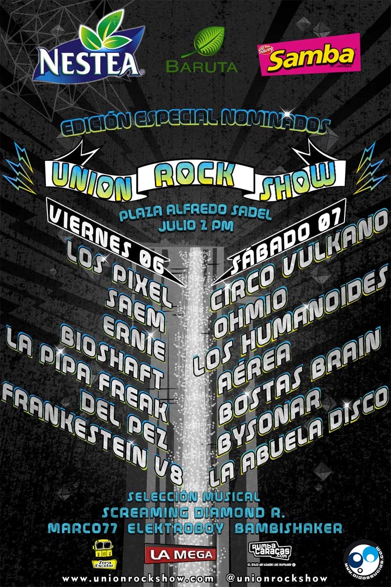 Union Rock Show anunció los conciertos 