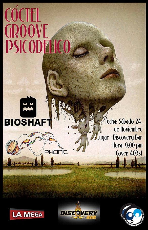 Bioshaft y Phonit se presentarán este sábado en Discovery Bar