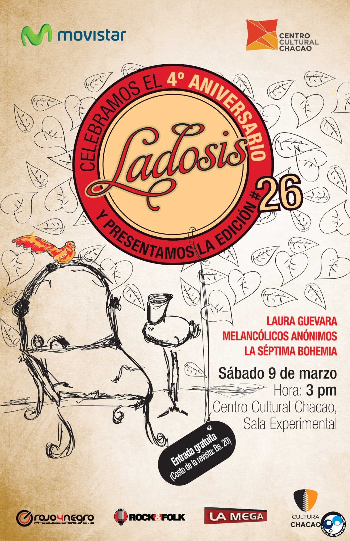 La revista Ladosis estrena su edición 26 y celebra su 4to aniversario